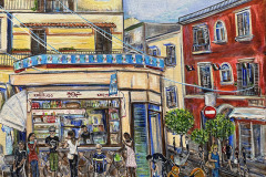 Cafe Pouzzoles 60.96 x 50.8 cm 2023