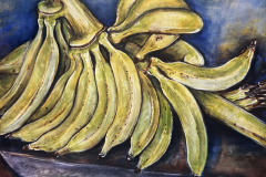 Bananes plantains 50x55cm 1998 VENDU