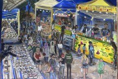 Marché de nuit de Langkawi 2 — 40,6 × 50,8 cm, 2026
