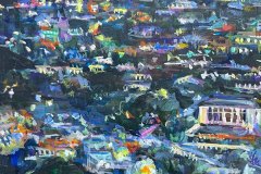 Vue nocturne de Kandy 40.6 x 30.4 cm 2025