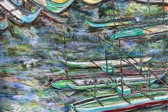 Dodanduwa boats #2 16"x20” 2025