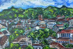 Kandy daytime view 16"x20" 2025