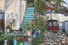 Moonlight guest Mirissa 16"x20" 2025