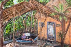 Tangalle Ariel's place 16"x20" 2025 SOLD