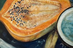 Still-life-with-papaya-12_x12_1998SOLD