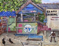 Winnies, Sunrise Beach, Koh Lipe — 16" × 20", 2026